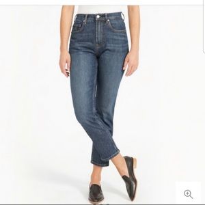 Everlane Straight Leg High Waisted Jeans